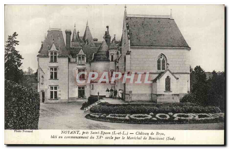 Noyant CPA pres Saint Epain Chateau de Brou