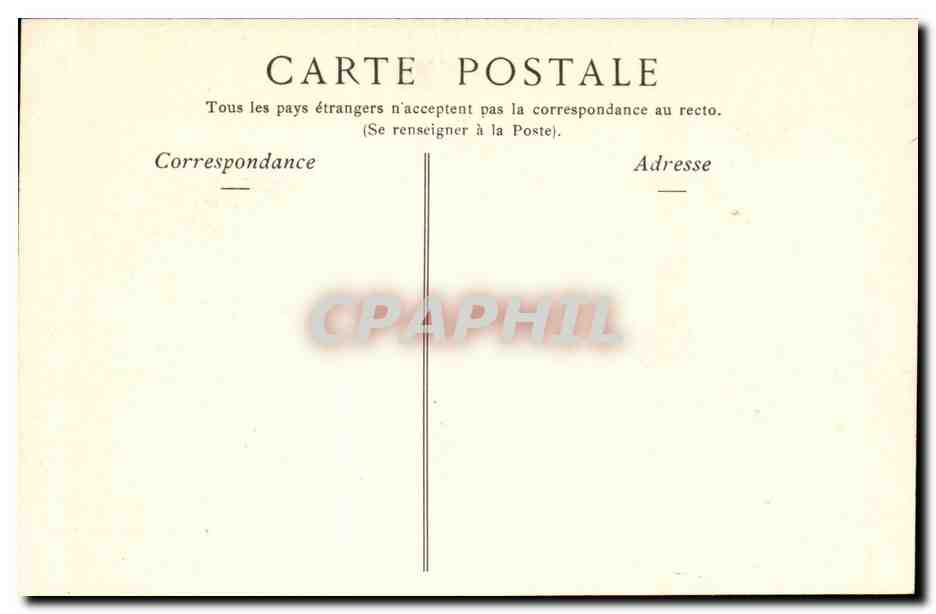 Tours CPA Le portail de la CAthedrale — Rückseite