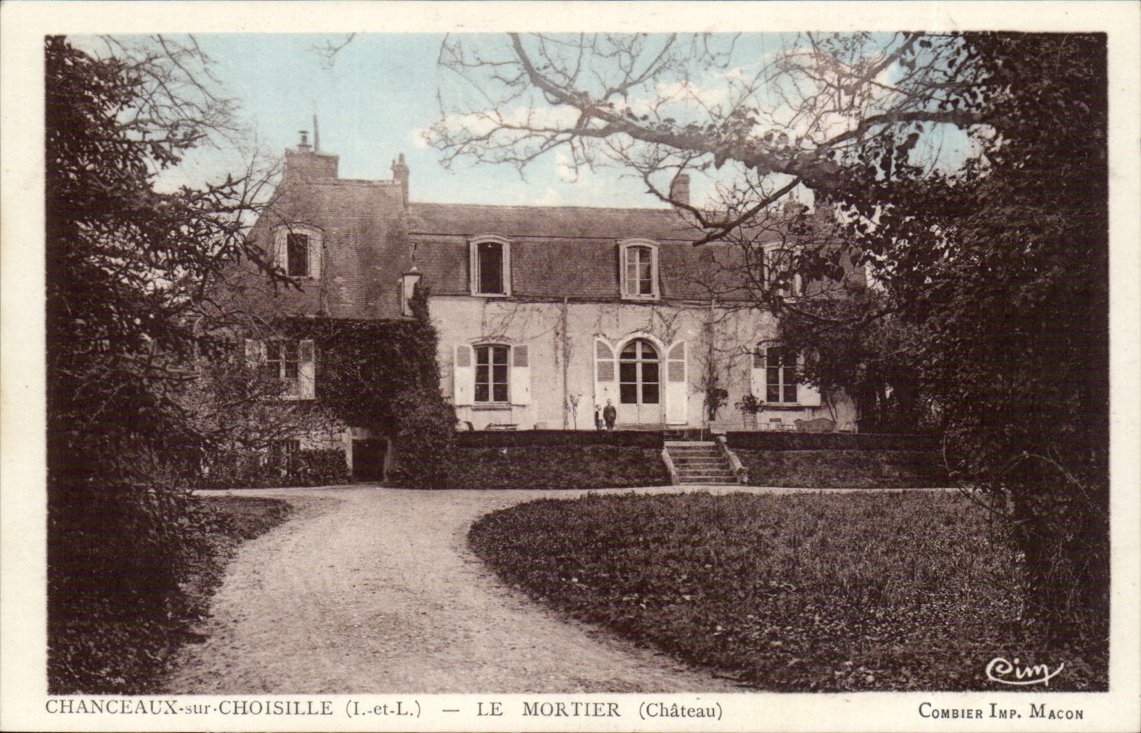 Chanceaux sur Choisille CPA Le mortier (chateau)