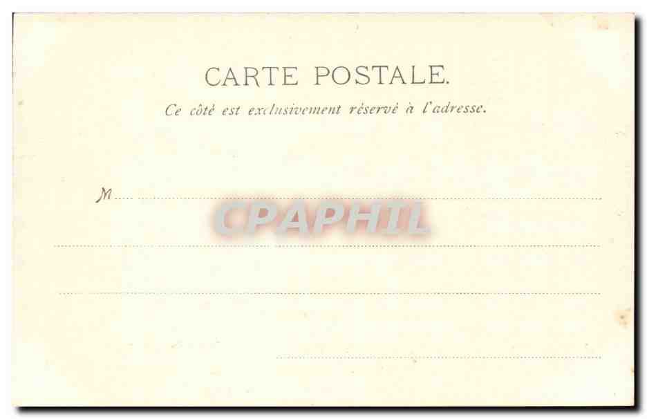 CPA Ile bouchard snt Maurice Le chateau du temple — Rückseite