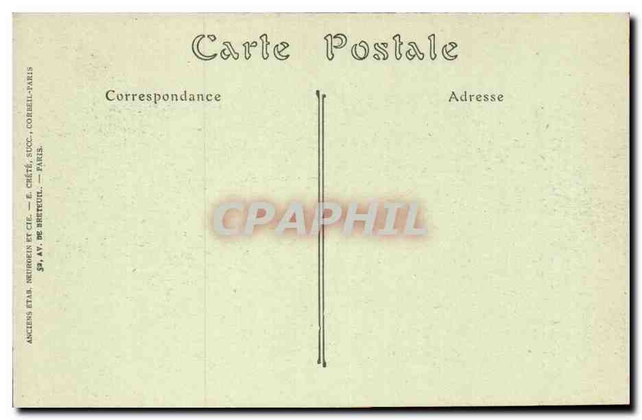 Tours CPA Avenue de Grammont — Rückseite