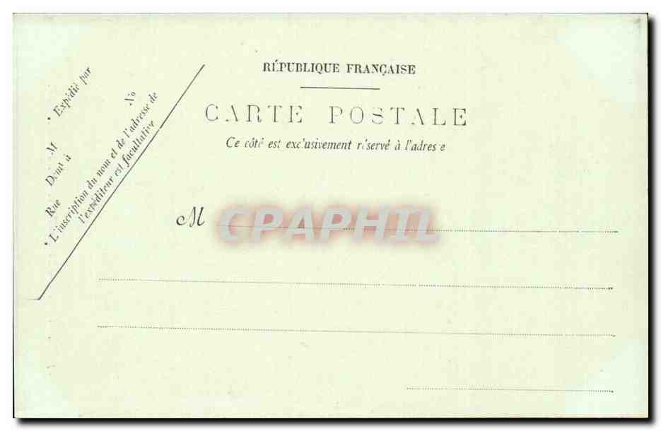 Nantes CPA La cathedrale Interieur — Rückseite
