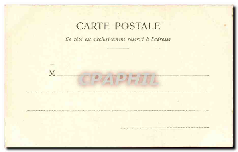 Nantes CPA La cathedrale Grande nef — Verso
