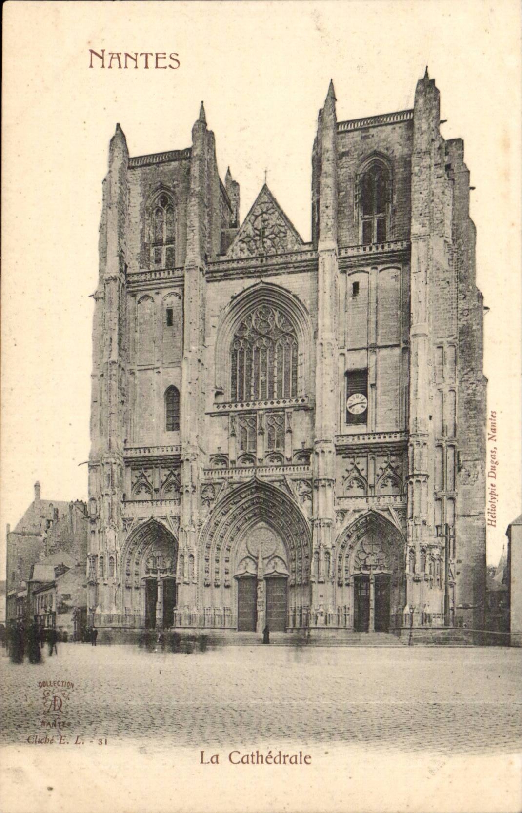 Nantes CPA La cathedrale 