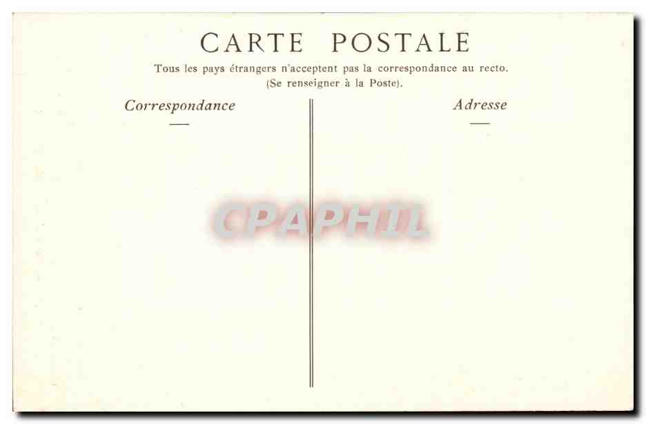Chinon CPA Portail de l'eglise Saint Etienne — Rückseite
