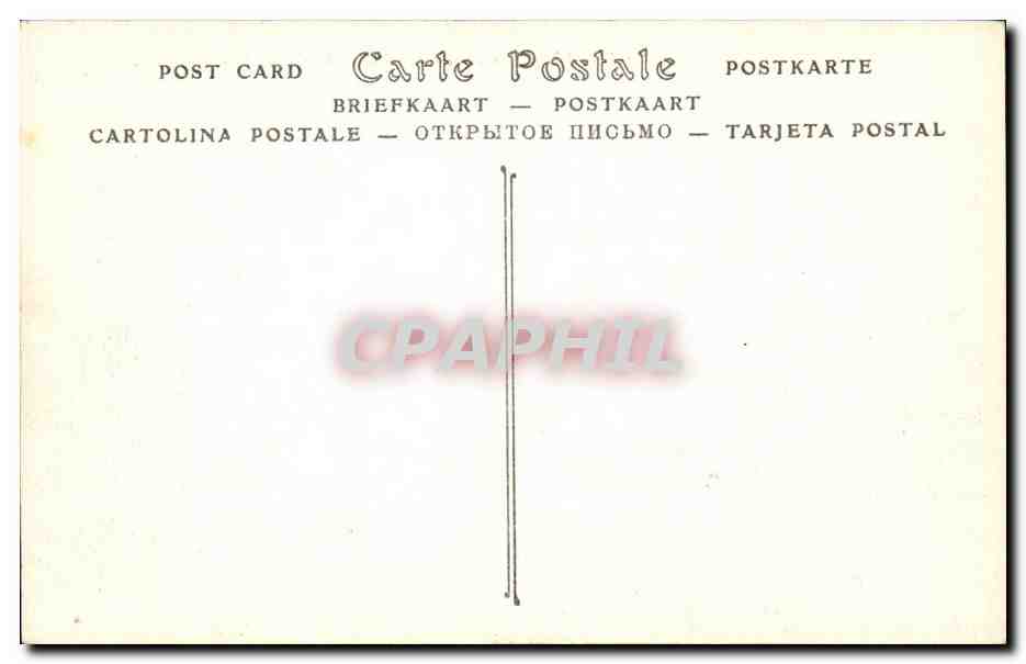 Laval CPA Vue generale prise du jardin de la Perrine — Back