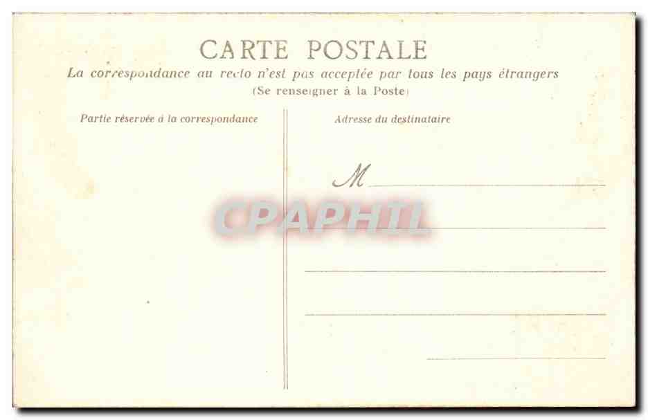 Mayenne CPA Les hospices et la rue Roullois — Back
