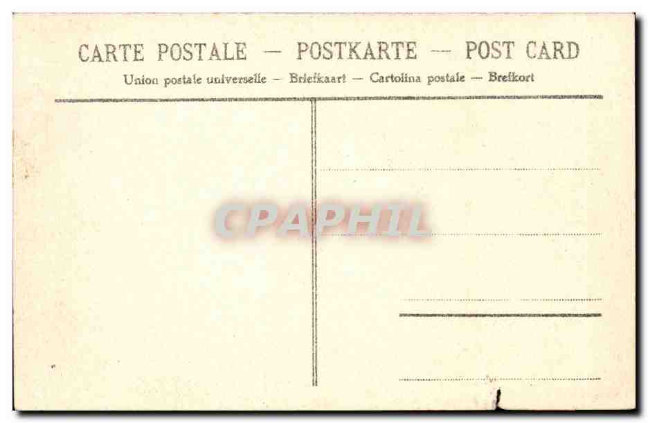 Dieppe CPA Entree du casino — Rückseite