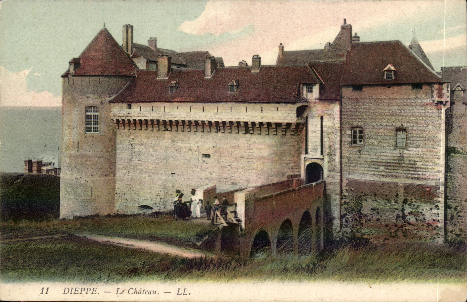 Dieppe CPA Le chateau