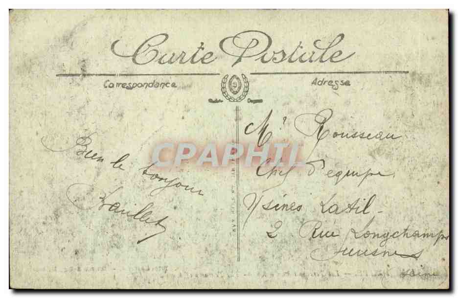 Dieppe CPA Les terrasses du casino  — Rückseite