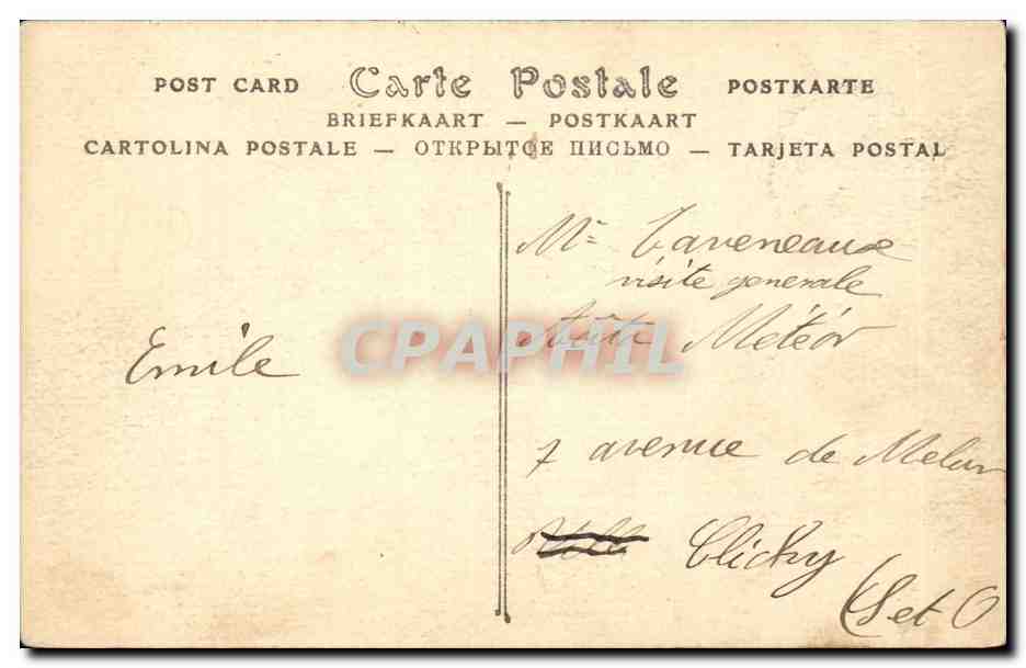 Le Havre CPA Vue sur l'avant port — Rückseite
