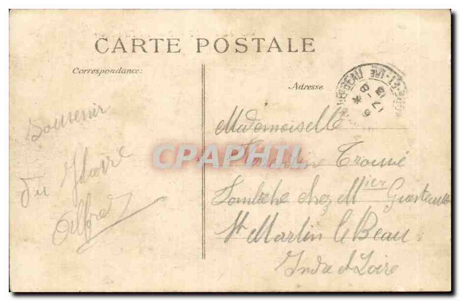 Le Havre CPA Boulevard Felix Faure — Rückseite