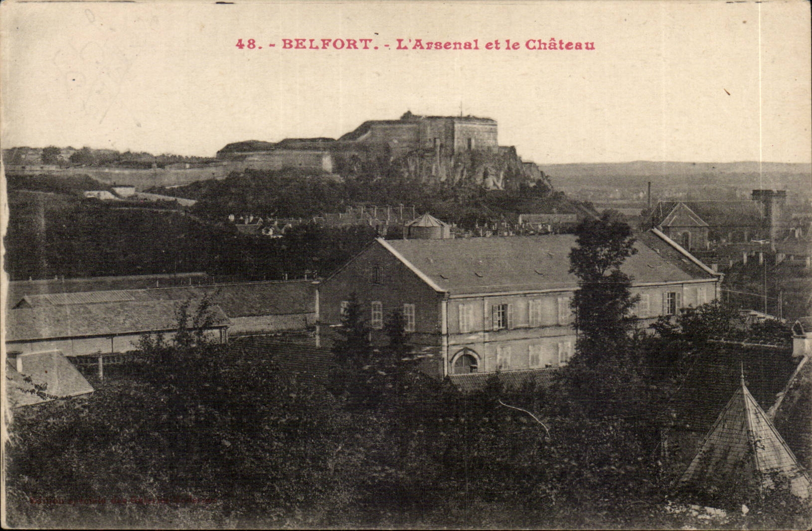 Belfort CPA L'arsenal et le chateau