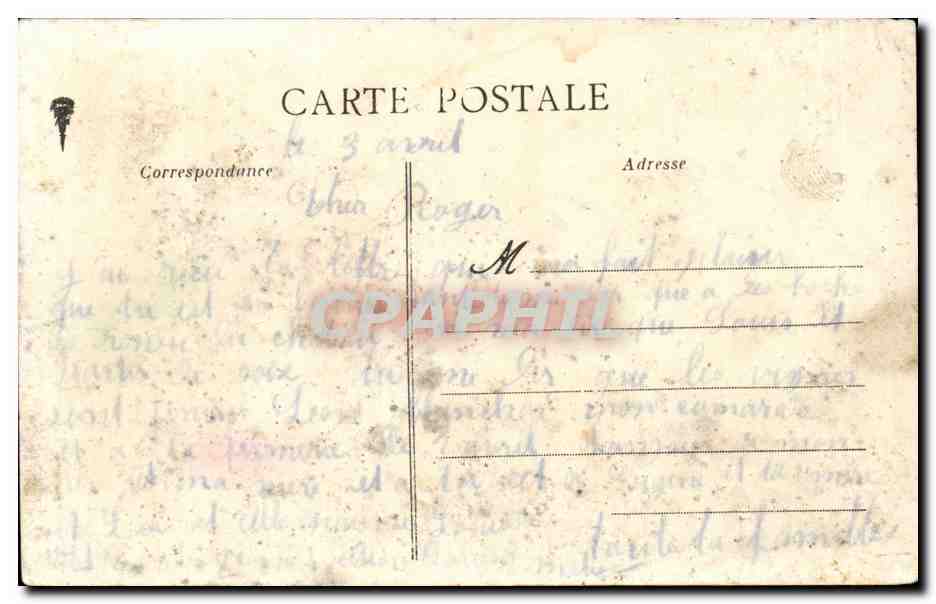 Lorient CPA Depot des equipages de la flotte — Back