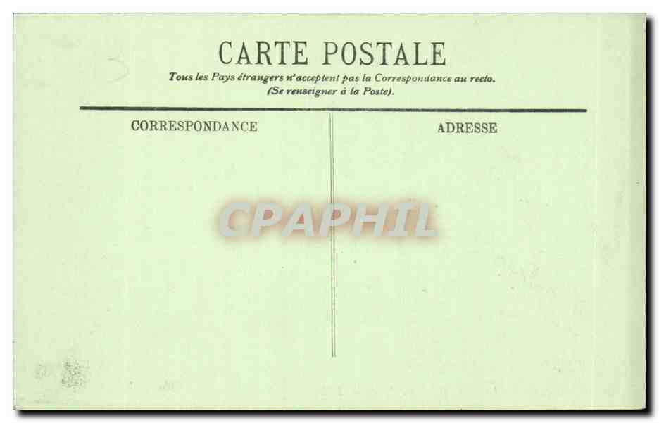 Marseille CPA la corniche La pointe de Maldorme — Verso