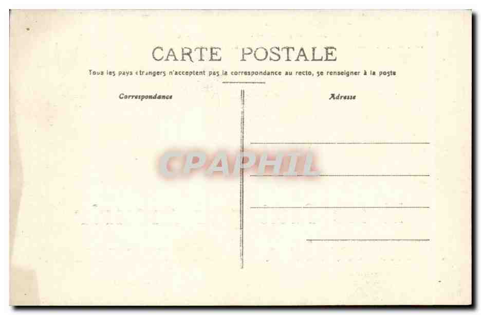 CPA il ne faut pas mourir sans avoir vu CArcassonne — Verso