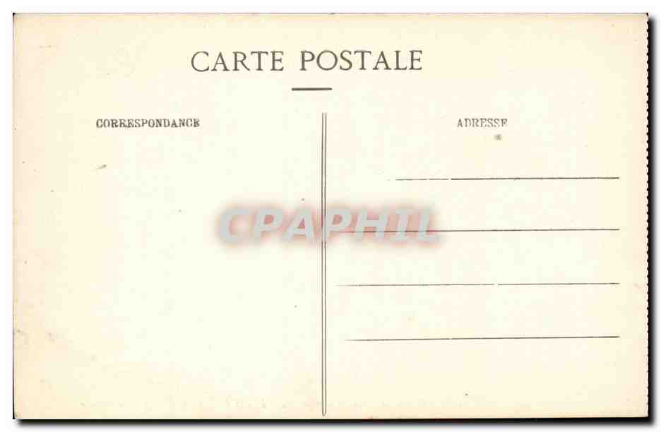 Vichy CPA Eglise St louis et vue generale de vichy prise de l'Astoria Palace — Rückseite