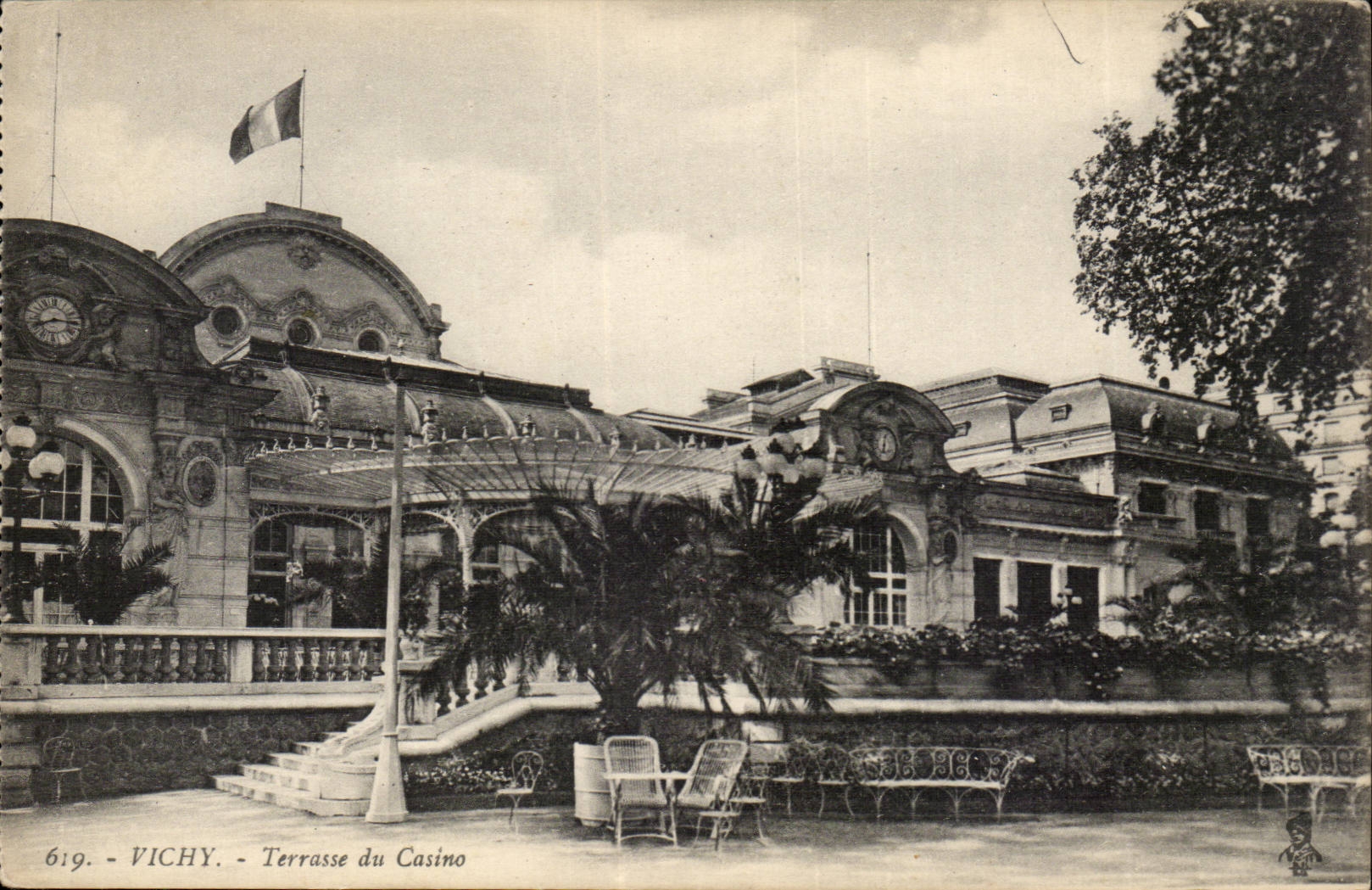Vichy CPA Terrasse du casino