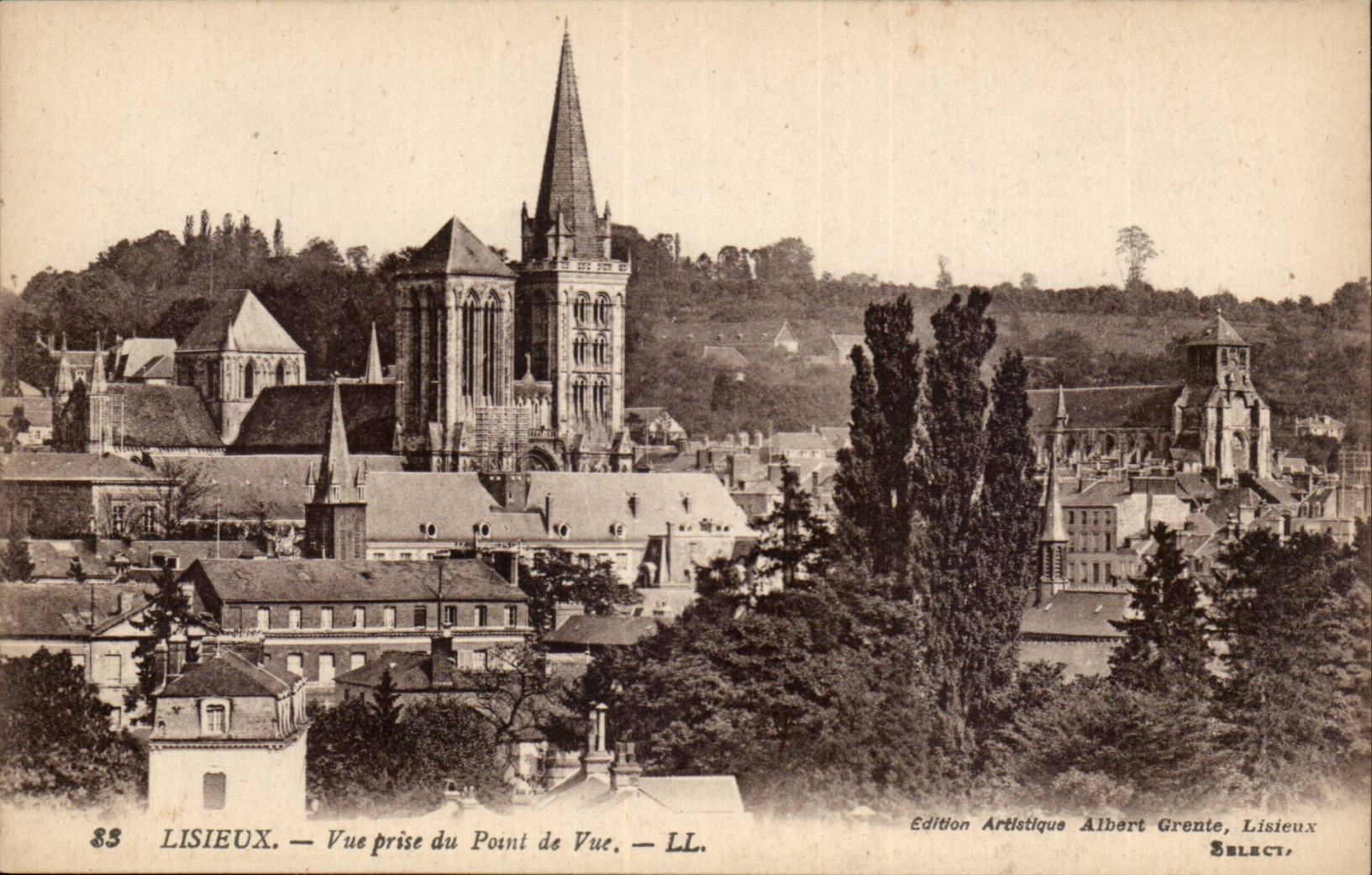 Lisieux CPA Vue prise du point de vue