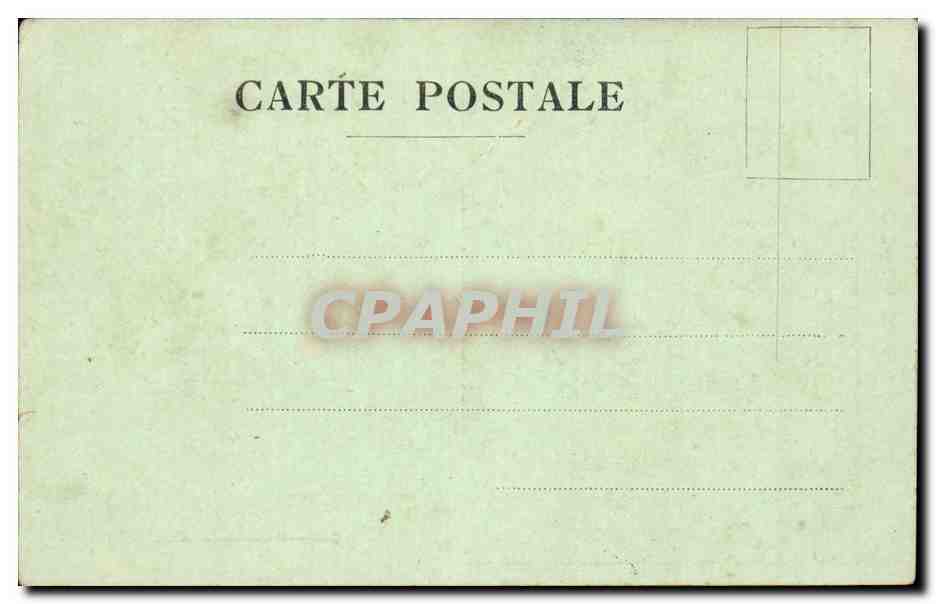 CPA Folklore Colelction Block Femme sortant d'une cabine de bain — Back