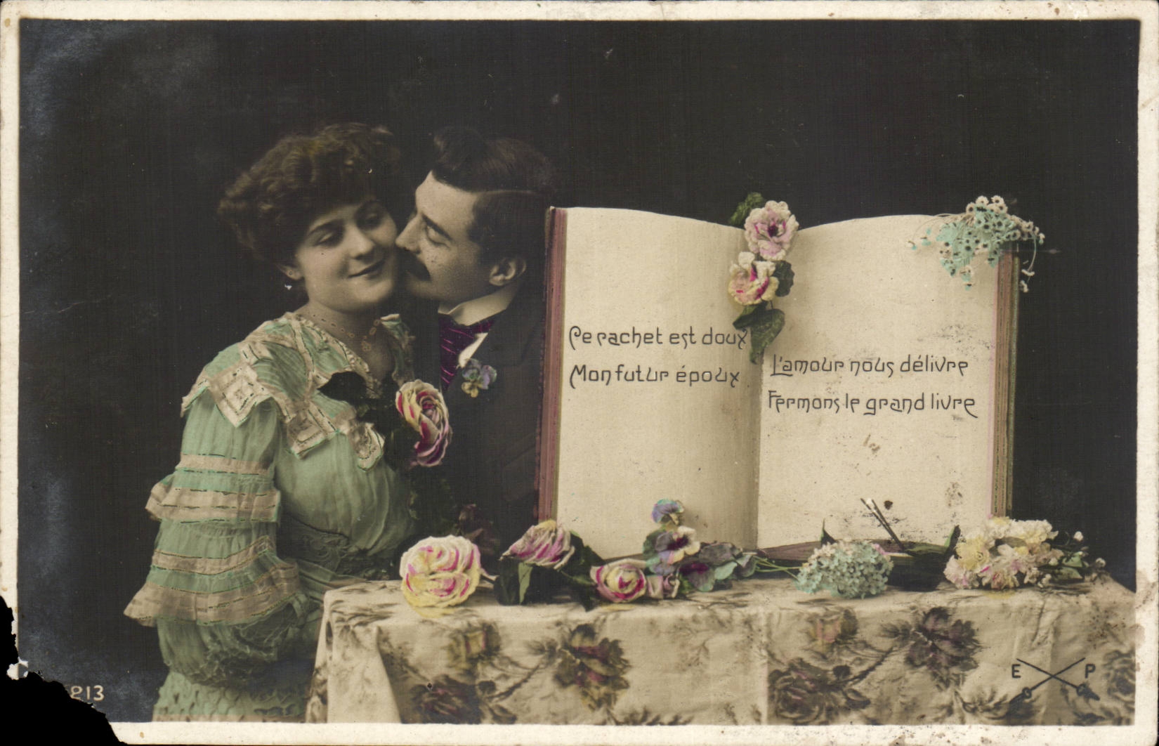 CPA fantaisie Femme