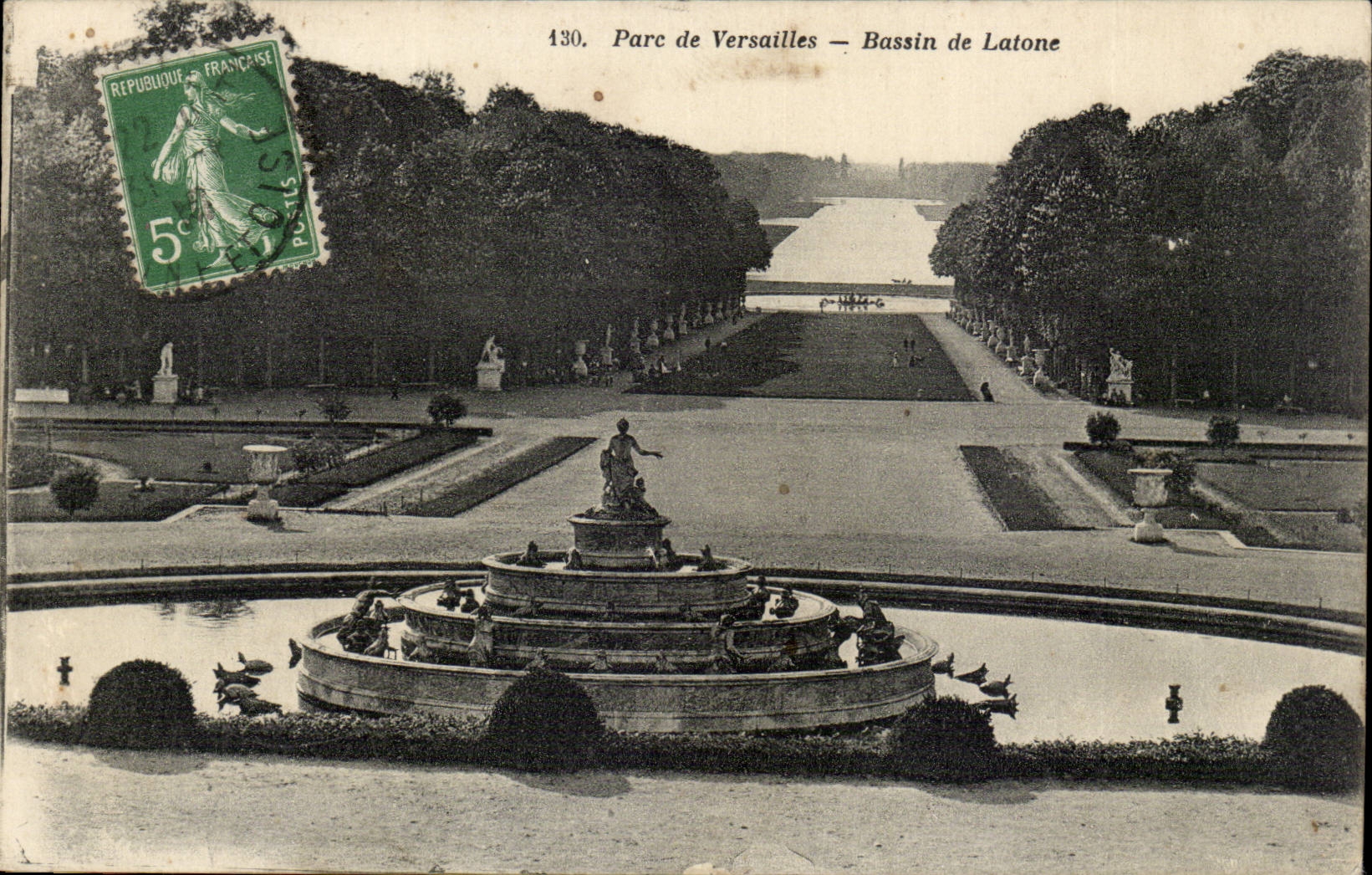 CPA Parc de Versailles Bassin de Latone