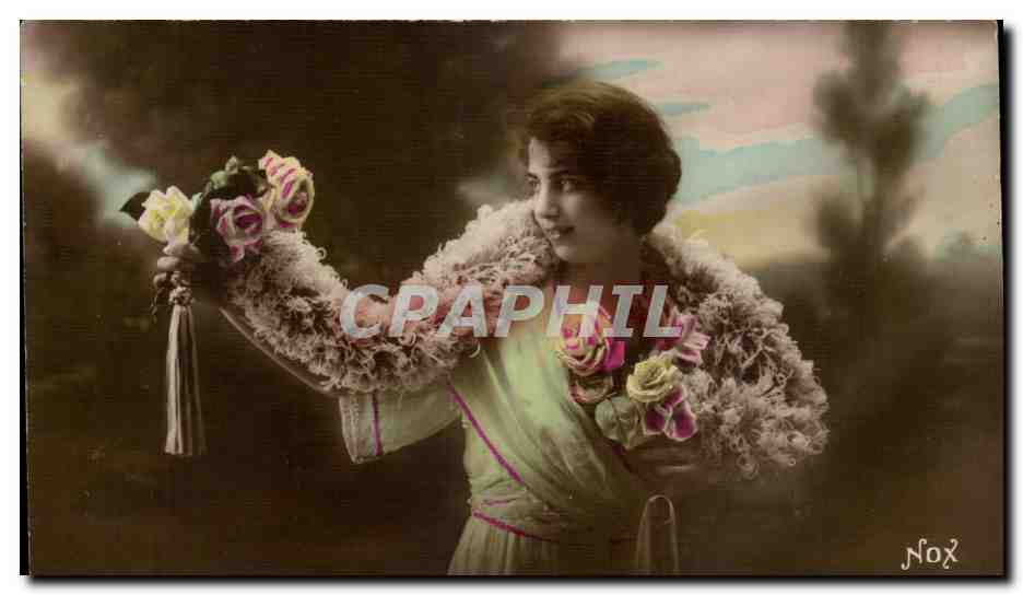 CPA Fantaisie Femme