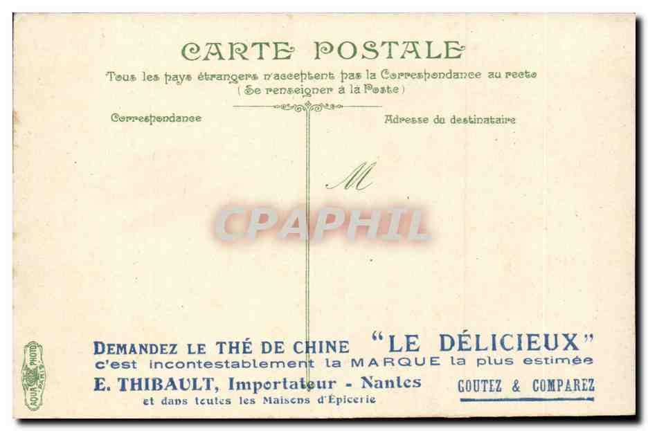 Nantes CPA Vue generale — Verso