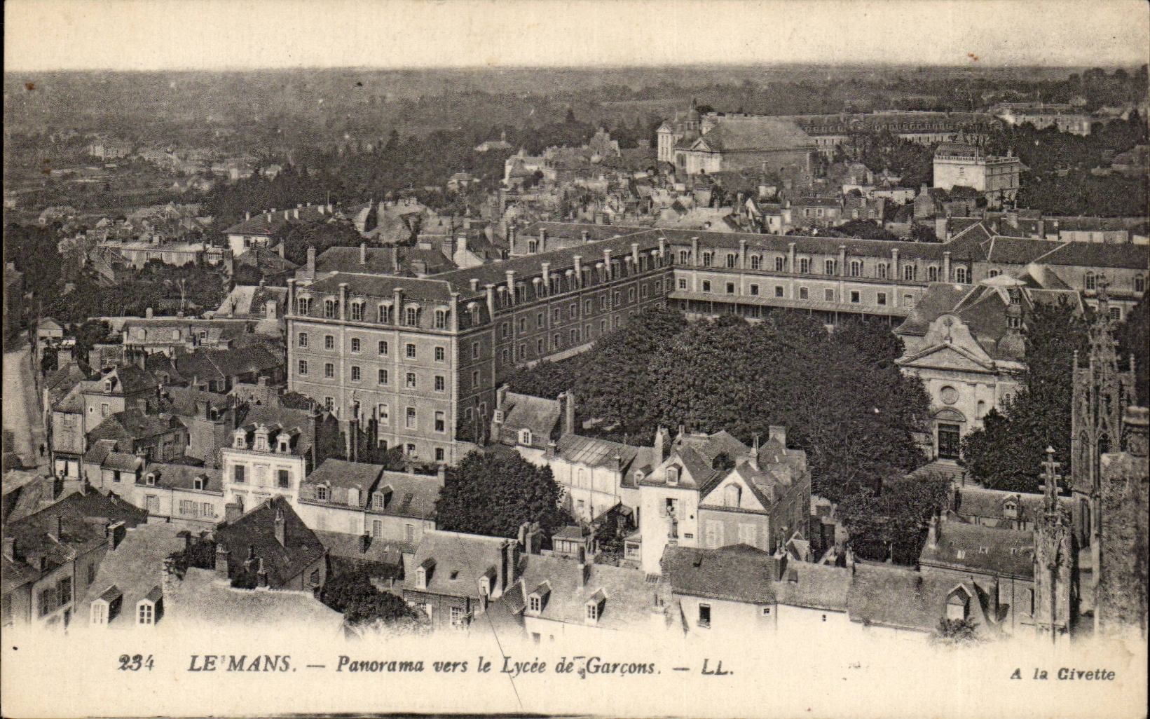 Le Mans CPA Panorama vers le lycee des garcons