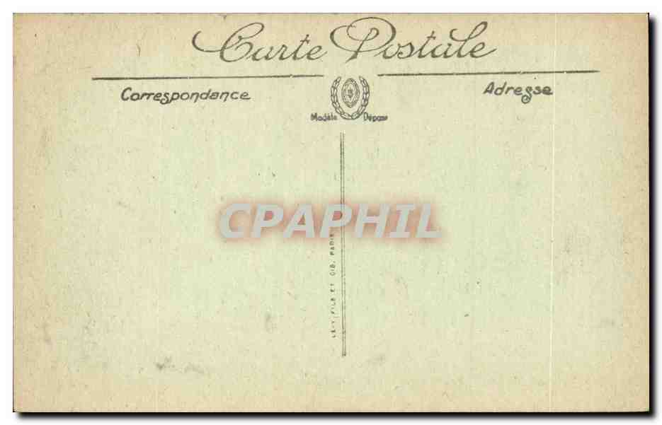 Le Mans CPA Panorama vers le lycee des garcons — Rückseite