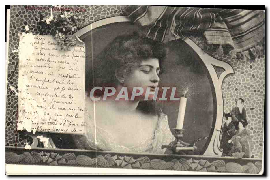 CPA Fantaisie Femme 