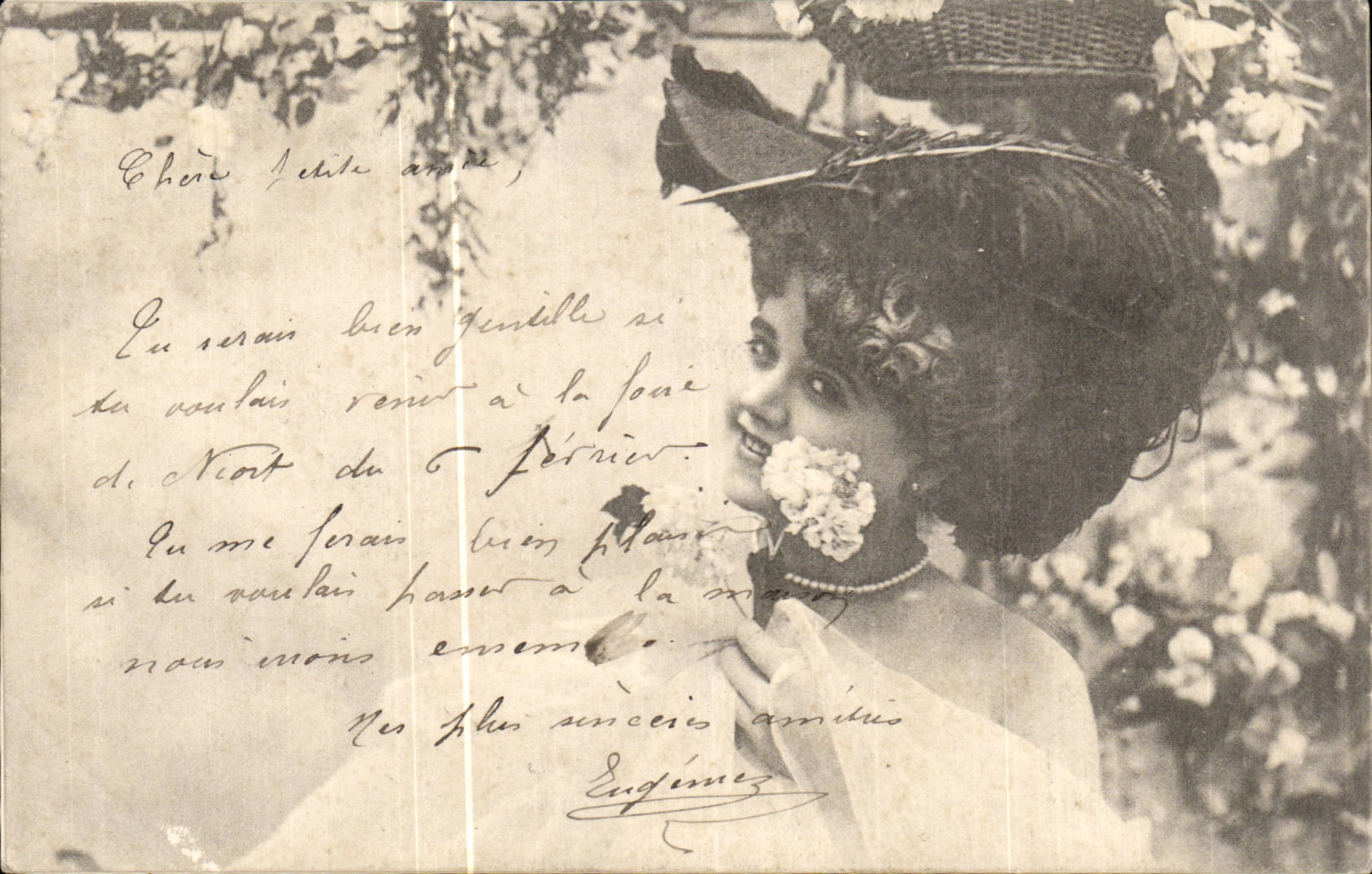 CPA Fantaisie Femme 