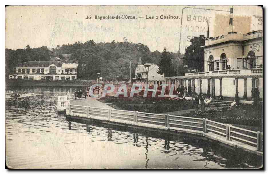 Bagnoles-de-l'Orne — Los 2 Casinos — editor anónimo, número de serie no visible