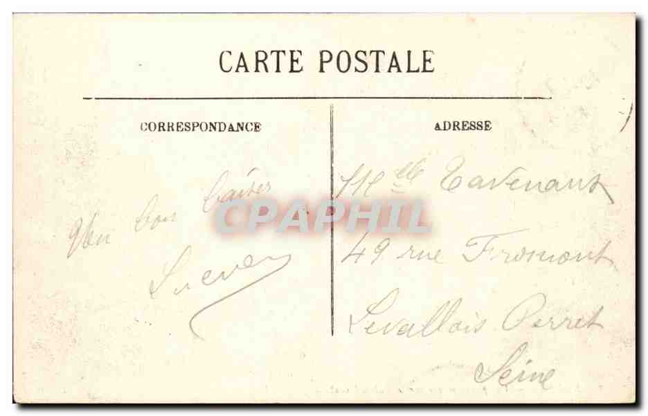 CPA Nevers Vue panoramique sur le palais ducal — Rückseite