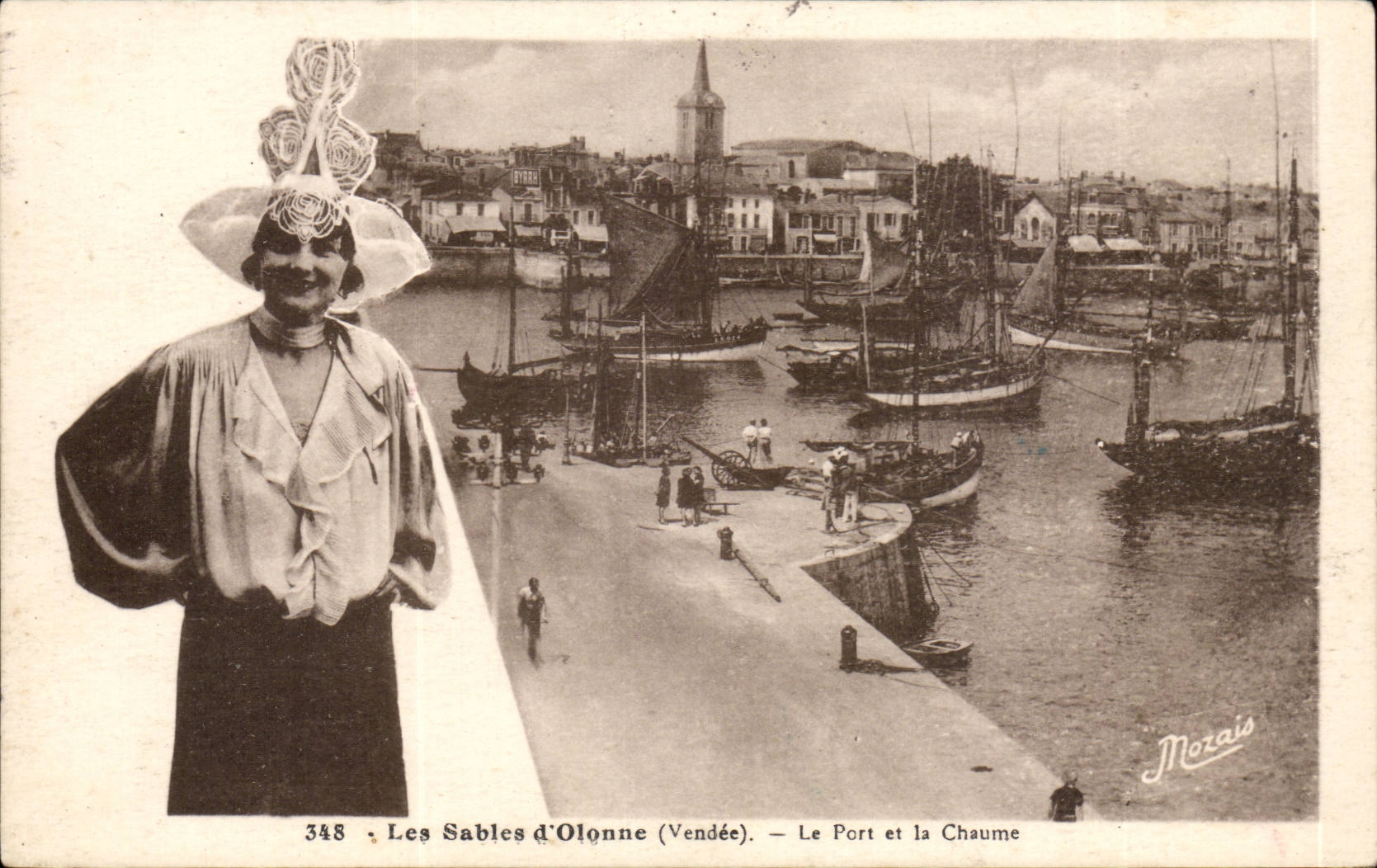 Les Sables d'Olonne (Vendée) — Le Port et la Chaume — Morais, n°348