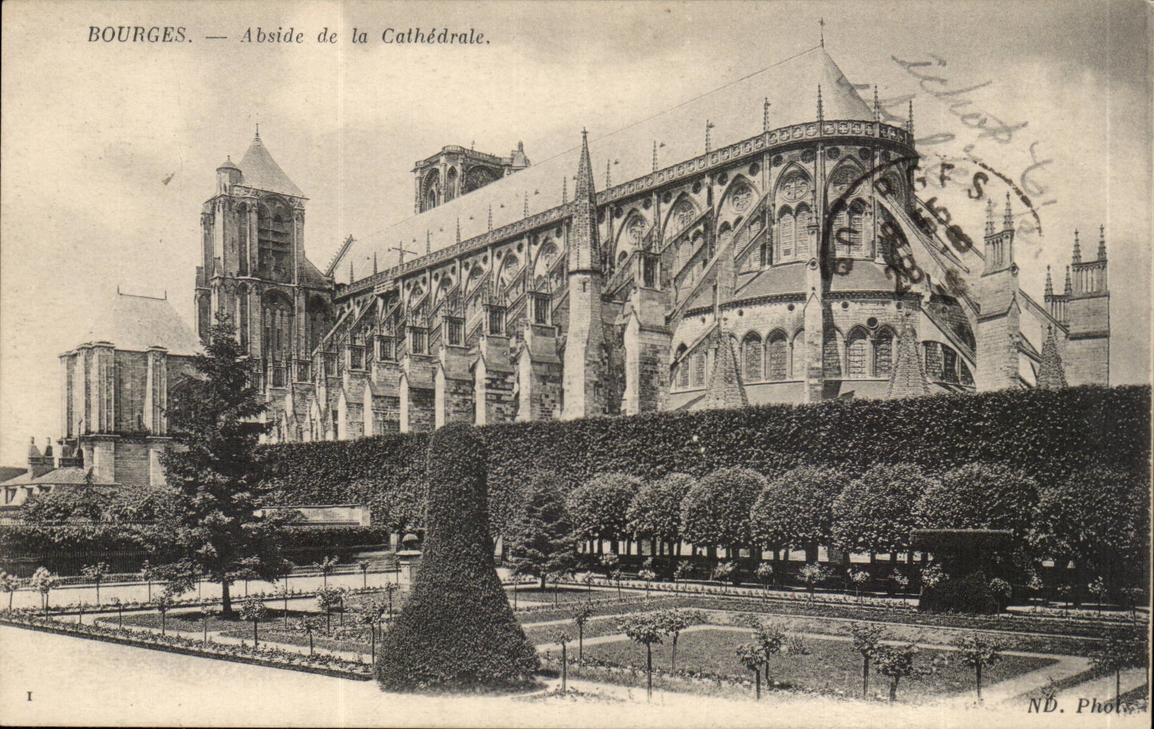 Bourges CPA Abside de la cathedrale