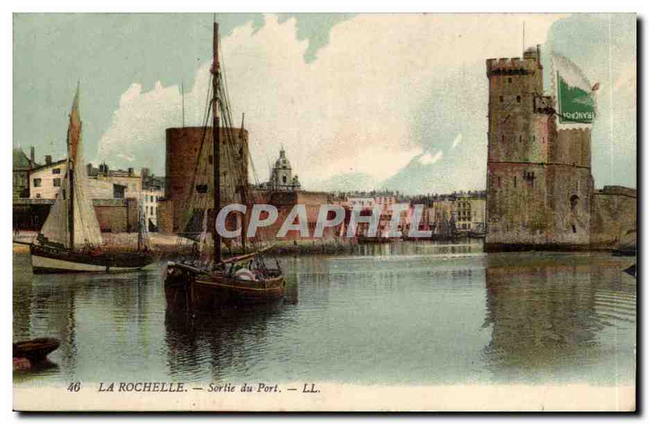 La Rochelle — Sortie du Port — LL.
