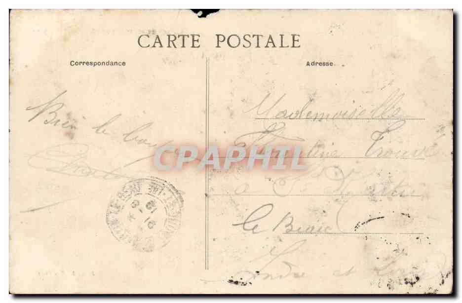 La Rochelle – Rue Guittton - Le Cèdre — R.B.L.R. - 1911 — Rückseite