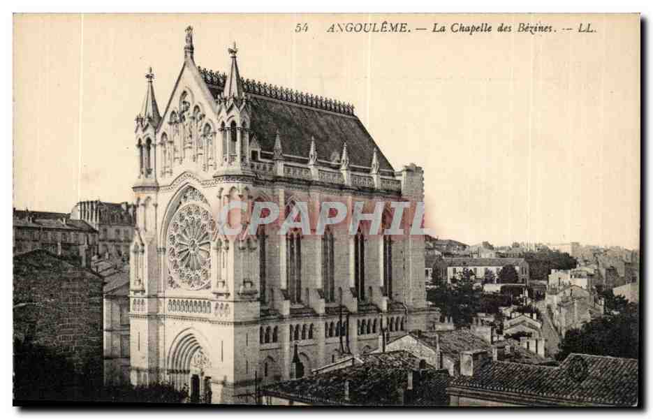 Angoulême — La Chapelle des Bézines — LL. n°54