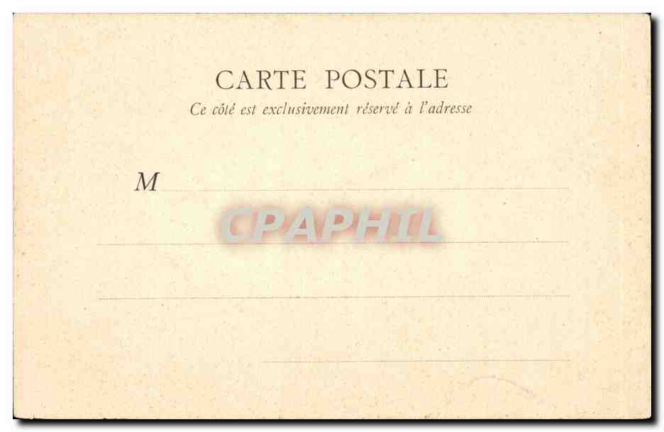 Paris CPA Abside de Notre DAme — Verso