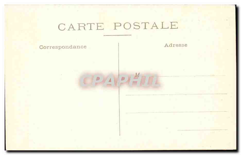 CPA Reims Hotel de ville — Back