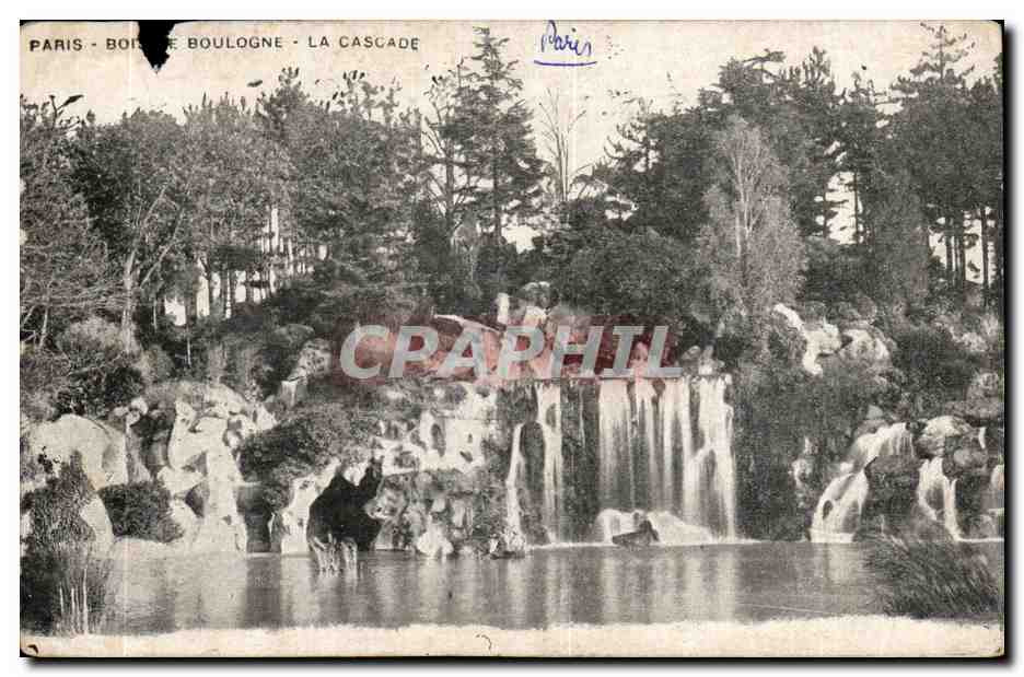 Paris - Bois de Boulogne - La Cascade — éditeur non visible