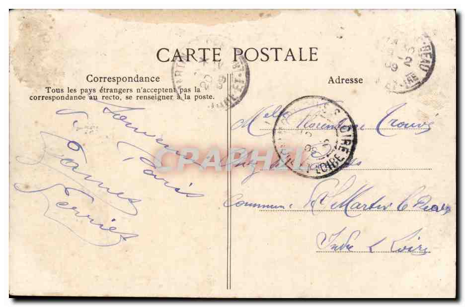 PARIS — Place Vendôme — B 15, éditeur ELD — Verso