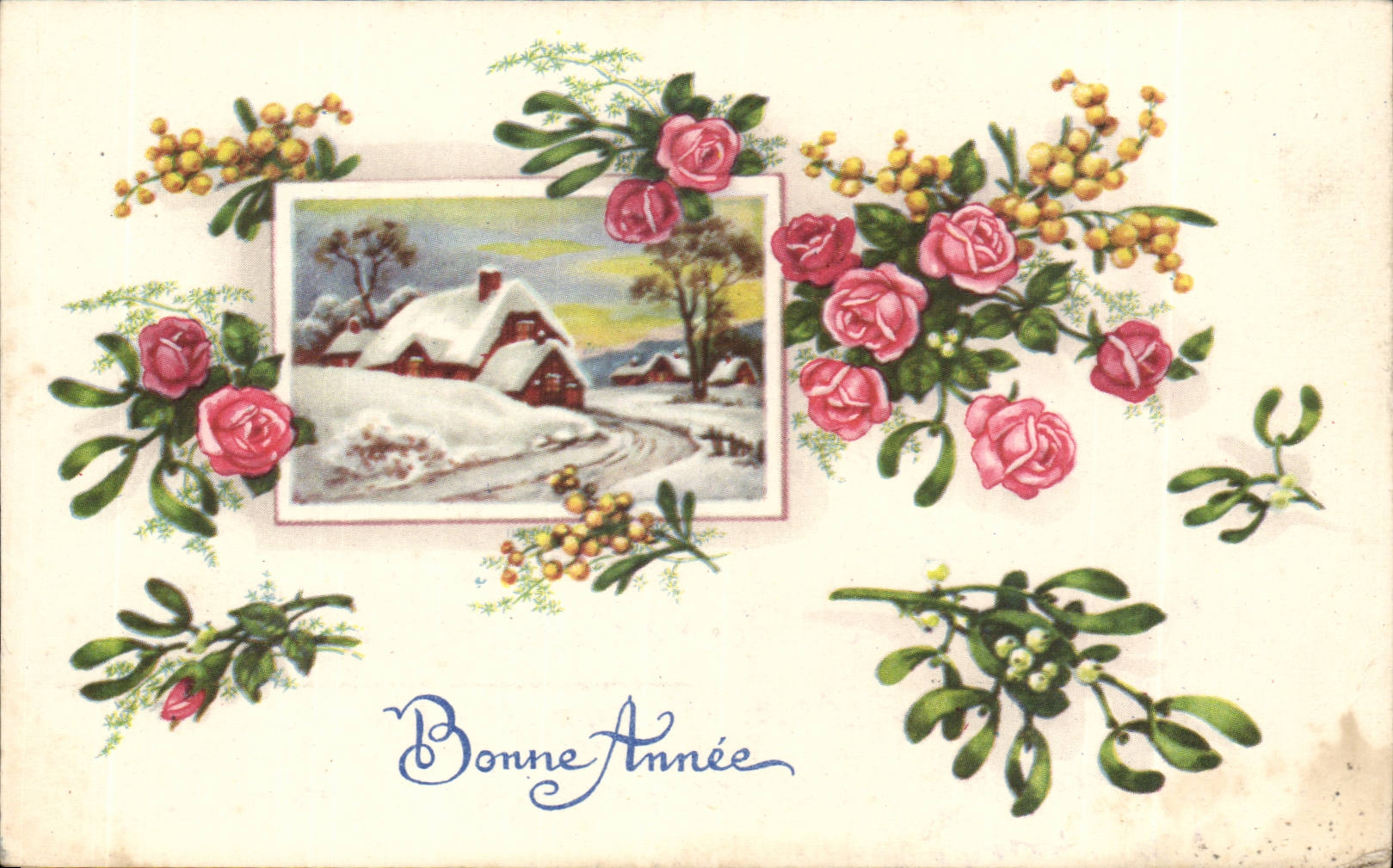 CPA Fantaisie Bonne annee