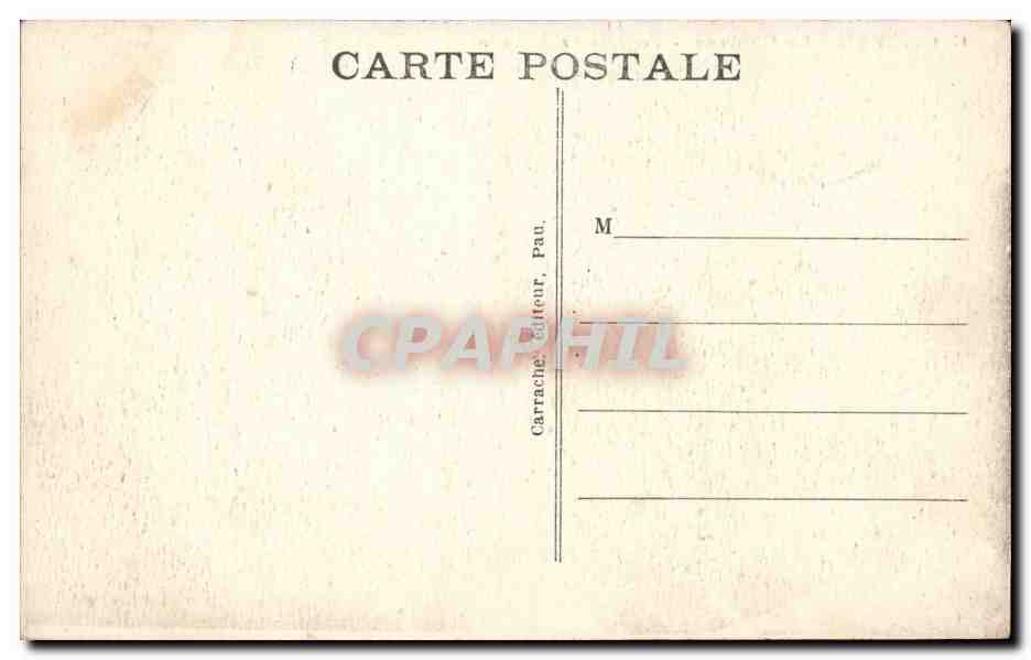 Pau CPA Le chateau Facade principale — Rückseite