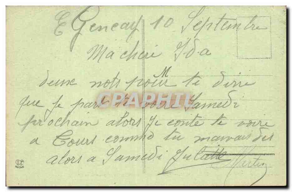 Pau — Avenue du Bois Louis et Funiculaire — Phototype Lacroix Frères, Toulouse — Verso