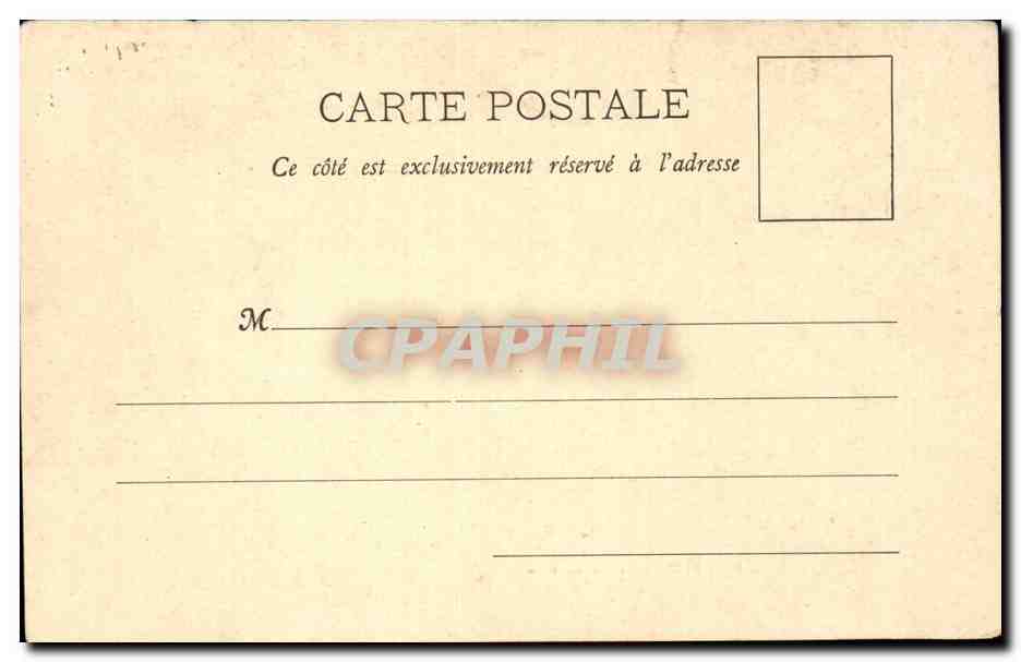 Biarritz CPA Effet de mer — Verso