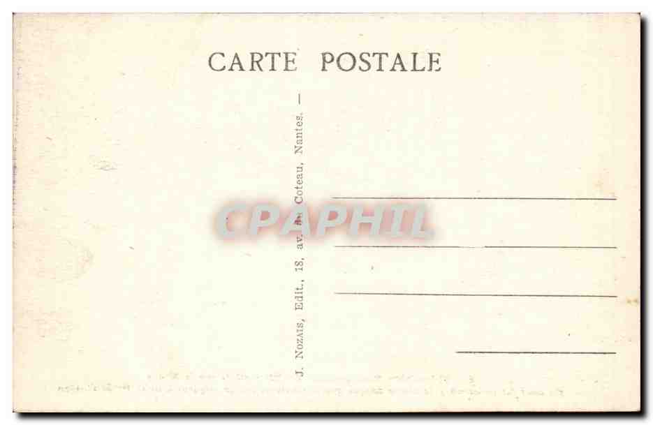 Clisson CPA Pont gothique du 13eme sur la Moine  — Rückseite