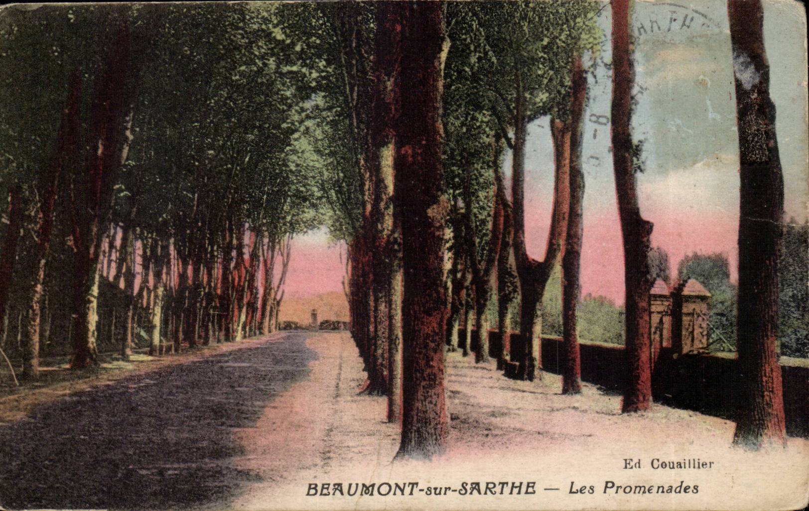 Beaumont sur Sarthe CPA Les promenades