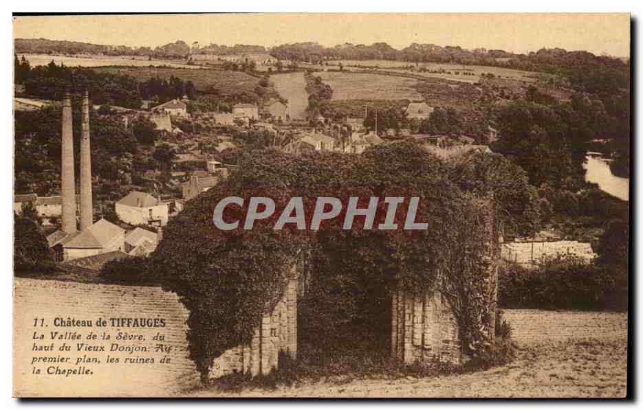 CPA Chateau de Tiffauges Vallee de la Sevre